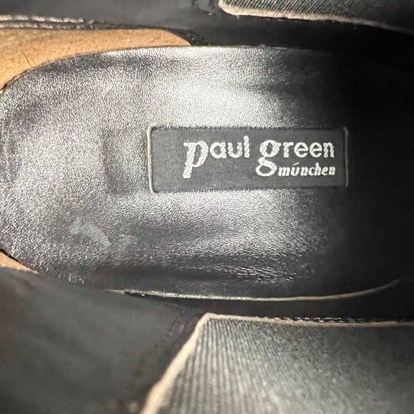 Paul Green Womens Jano Brown Leather Scrunch Chelsea Ankle Boot size US 8.5 UK 6 - Picture 10 of 13